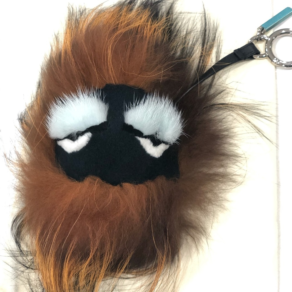 Fendi
Brown Ombre Fur Bag Charm Kooky